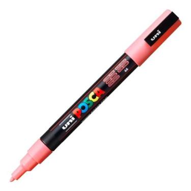 Imagem de Caneta Uni Posca Pc 3m Rosa Coral Uniball, ROSA CORAL 66