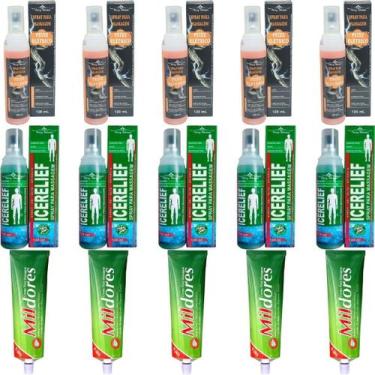 Imagem de Revenda Atacado 5 Spray Massagem Icerelief + 5 Peixe Életrico + 5 Poma