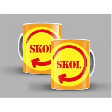 Imagem de Caneca porcelana lata skol - Jaques Personalizados