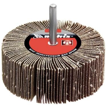 Imagem de Roda de Lixa Grão 40 30x80mm com Haste 6mm para Parafusadeira - MTX-74
