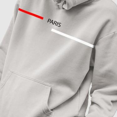 Imagem de Blusa Moletom Genuine Grit Masculina Estampada Algodão 30.1 Paris, Cin