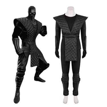 Imagem de 1791's lady Mortal Kombat 11 Noob Saibot Cosplay Costume Mens Outfit (Black 2, XL)