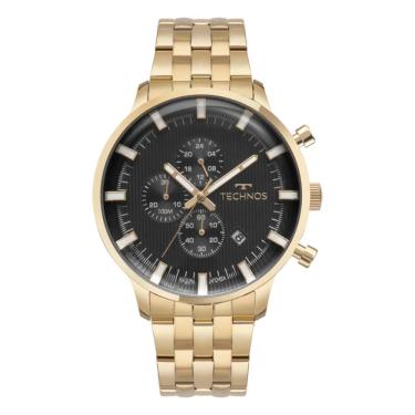 Imagem de Relógio Technos Masculino Ref: Js15enq/1p Cronógrafo Dourado