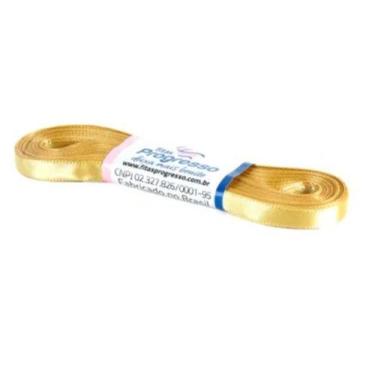 Imagem de Fita de Cetim Progresso 7mm nº1 - 10m Cor 228 Ouro - 01 unidade - Fita