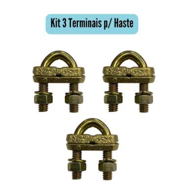 Imagem de Kit de Aterramento Caixa de Inspeção Cônica Terminal Para Haste Grande