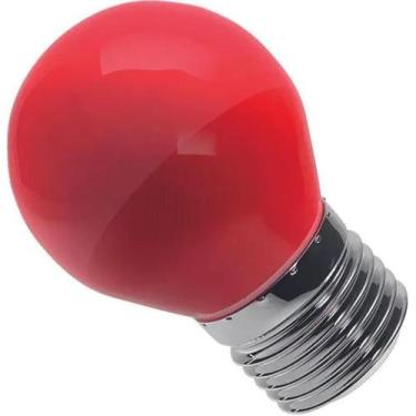 Imagem de Lâmpada Bolinha Led 6W Vermelha E27 Bivolt Luminatti