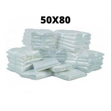 Imagem de Saco Transparente 50x80 Cm (100 Unds) Utilizado Cesta Básica - HIGIPAC