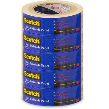 Imagem de Kit 5 Fita para Empacotamento SCOTCH 3777 36MM X 50M - 3M