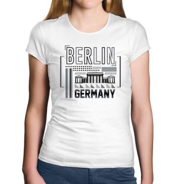 Imagem de Baby Look Algodão Berlim Alemanha - Foca na Moda, Branco, GGG