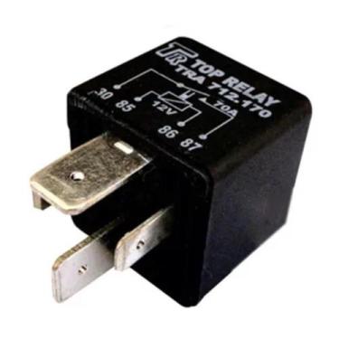 Imagem de RELE AUXILIAR para UNIVERSAL 12V 70AMP COM SUPORTE (4 SAIDAS - TOP REL