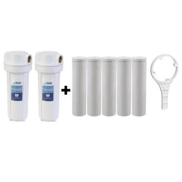 Imagem de 2 Filtro De Agua Bbi F230poe Para Caixa D'água Entrada Cavalete Poe + 