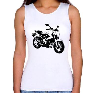 Imagem de Regata Feminina Moto XJ6 N Art - Foca na Moda, Branco, P
