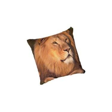 Imagem de Almofada com enchimento Leão Realista Juba Iluminada - Fabrika de Fest