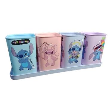 Imagem de Porta Lápis Caneta Disney Kit Organizador Infantil Criança - Plasutil