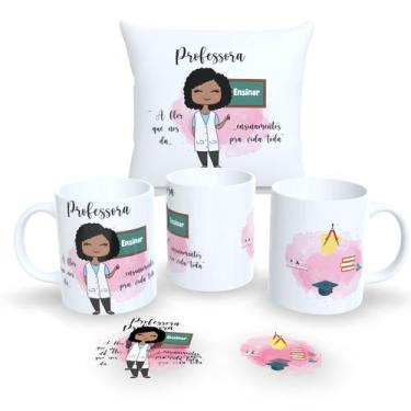 Imagem de Kit Com Almofada 30x30cm e Caneca de Porcelana Profissões Fofas - Esta
