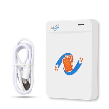 Imagem de Leitor E Gravador Nfc Mifare 13.56Mhz Rfid 125Khz USB-C UID - Boos