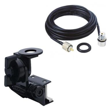 Imagem de Suporte Bi-articulado Calha Para Antenas Cabo Coaxial 5,5 Metros Com C