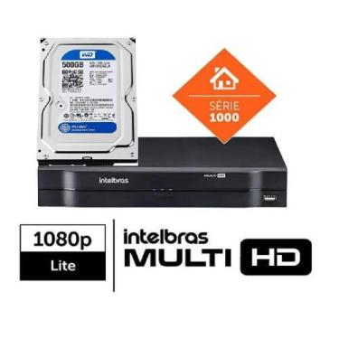 Imagem de Dvr Stand Alone mhdx 1104 Multi HD 4 Canais C/Hd 500Gb - Intelbras