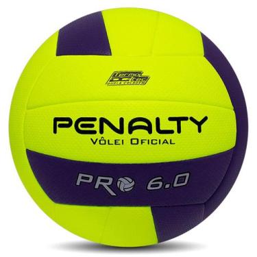 Imagem de Bola De Vôlei 6.0 PRO Penalty Oficial Profissional, Amarelo, Esverdead