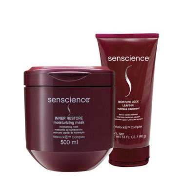 Imagem de Kit Senscience Inner Restore Máscara 500g Moisture Leave-in (2 produto
