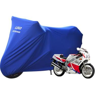 Imagem de Capa Cobrir Moto Yamaha FZR 600 De Tecido Lycra - Mz, Azul