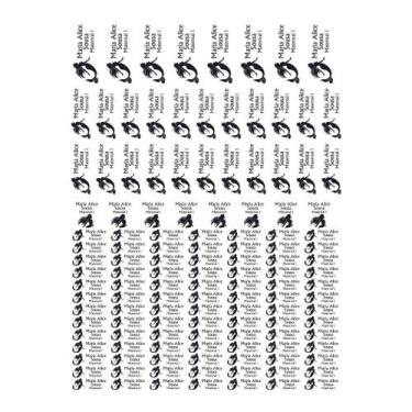 Imagem de 129 Etiquetas Escolares Personalizado Vinil Sereia - Tectoner, SEREIA 