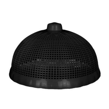 Imagem de Cobre Bolo Telado Protetor Alimentos Redondo Plástico 33x18cm - Máxima