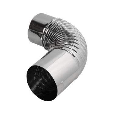 Imagem de Curva Para Fogão a Lenha / Chaminé Inox 430 Zatti, 120 mm