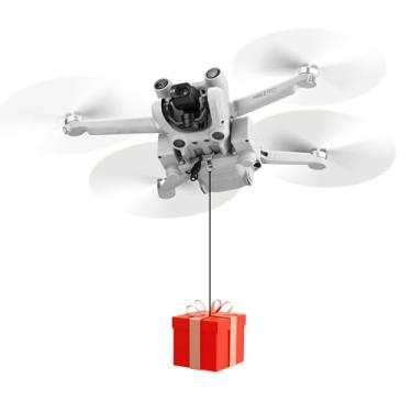 Imagem de BRDRC Mini 3/3 Pro Payload Airdrop System Drop Release Fishing Bait Dropper Transport Clip Thrower Compatível com DJI Mini 3/Mini 3 Pro Acessórios para Drone