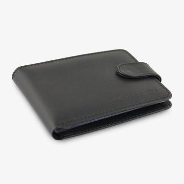 Imagem de Carteira Ferracini CFB023 Couro Masculina, Preto