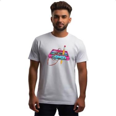 Imagem de Camiseta Unissex Rebobinador fita K7 raiz - Alearts, GG