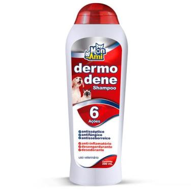 Imagem de Shampoo Para Cães e Gatos Dermodene 6 ações Mon Ami 200ml