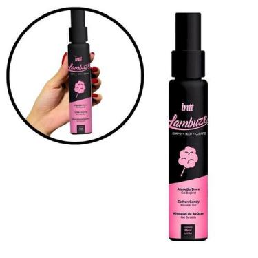 Imagem de Gel Beijável Hot Lambuze Para Massagem 55ml Intt Algodão Doce