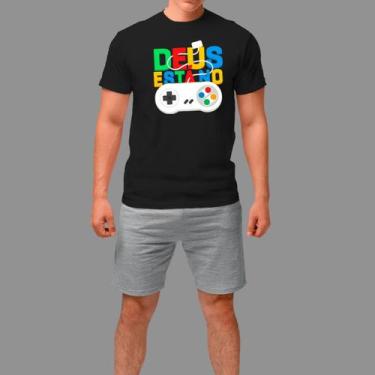 Imagem de Camisetas Básica Casual Moda Religiosa Manga Curta Gola Redonda - Rodl