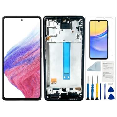 Imagem de Qinqiyue Substituição de tela para Samsung Galaxy A53 5G para Samsung A53 5G LCD com moldura para Samsung Galaxy A536 SM-A536U Display Touch Screen Assembly Repair Parts