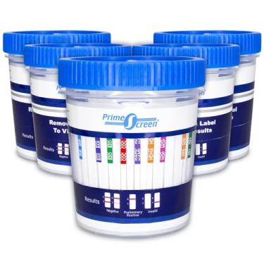Imagem de Prime Screen Kit de teste de drogas com 12 painéis – Teste instantâneo de urina maconha (THC), AMP, BAR, BZO, COC, mAMP, MDMA, MOP/OPI 300 Nível de corte, MTD, OXY, PCP, TCA -TDOA-7125 [Pacote com 5]