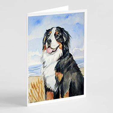 Imagem de Caroline's Treasures 7012GCA7P Cartões comemorativos e envelopes Momma's Love Bernese Mountain Dog Pacote com 8, 7 x 5, multicolorido