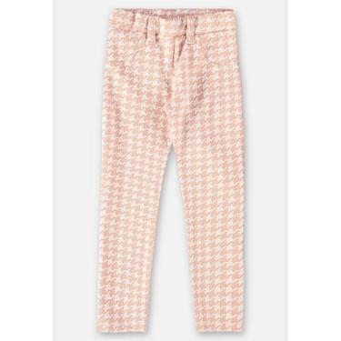 Imagem de Calça em Malha Jacquard Xadrez Infantil Menina  Up Baby, 6