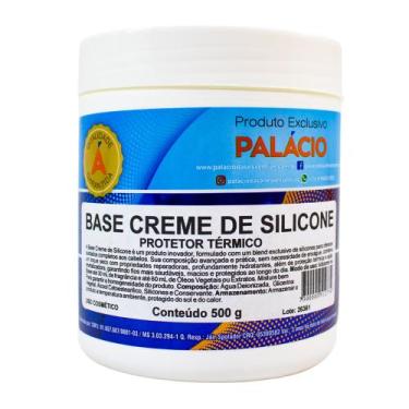 Imagem de Base Creme de Silicone (Protetor térmico para os cabelos)  500 g - Pal
