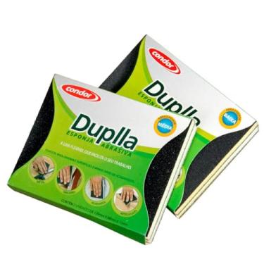 Imagem de Esponja Dupla Abrasiva 860 Baixa Condor Lixa Esponja Abrasiva Dupla Baixa - Condor C/2 Unidades