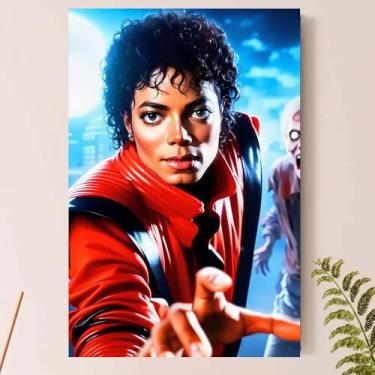 Imagem de Placa Quadro Decorativo Mich.ael Jacks.on - Rei do Pop (Michael_11)