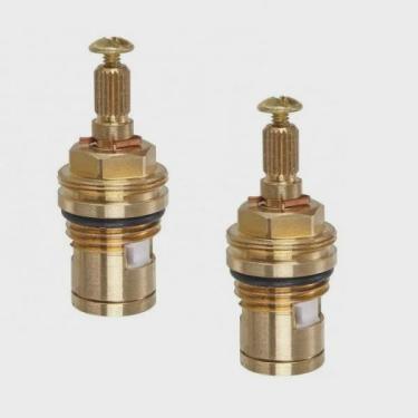 Imagem de Kit 2 Mecanismo Reparo Torneiras 1/4V Curto Direita Meber Metais