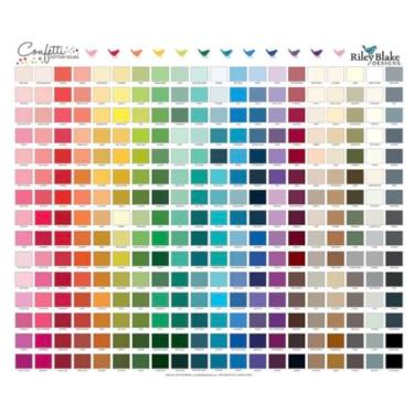 Imagem de Riley Blake Designs (RBD) Confetti Algodão Liso, Tecido Acolchoado Premium, Perfeito para Quilting, Vestuário, Artesanato, Decoração de Casa, Projetos de Costura e Mais... (Painel de Amostras)
