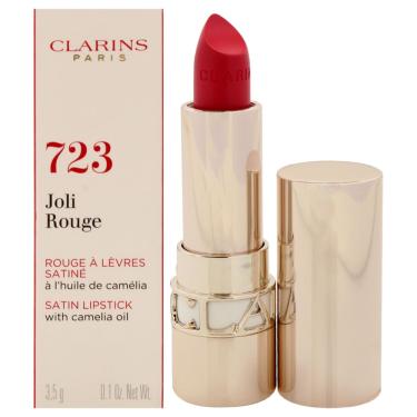 Imagem de Batom Clarins Joli Satin 723 Raspberry para mulheres 3mL