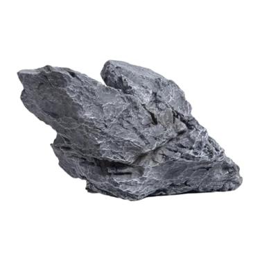 Imagem de Dualoai Rock artificial Decoração de falsa de baixa manutenção paisagem para rios Hotéis de supermercados internos ao ar livre, 26cmx13cmx16cm