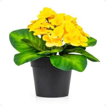 Imagem de Arranjos De Flores Decorativas Artificiais Buque Vaso Sala - Tex Web, 