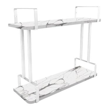 Imagem de Prateleira de Parede Decorativa 60x20cm Imperial - branco/vulcano