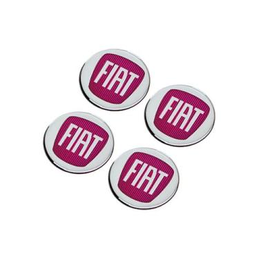 Imagem de Boton Calota Resinado 48mm Vinho Kit C 4 Cod.ref. Nk139656 Punto - GNR