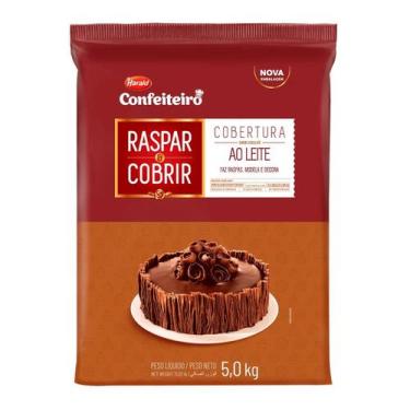 Imagem de Cobertura Raspar e Cobrir sabor Chocolate ao Leite 5kg - Harald
