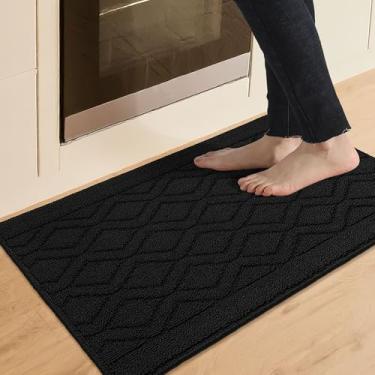 Imagem de COSY HOMEER - Tapetes e tapetes de cozinha 50,8 cm x 76,2 cm tapetes de cozinha antiderrapantes para piso absorvente tapete de cozinha lavável tapete de cozinha para tapete de pia, tapete de entrada